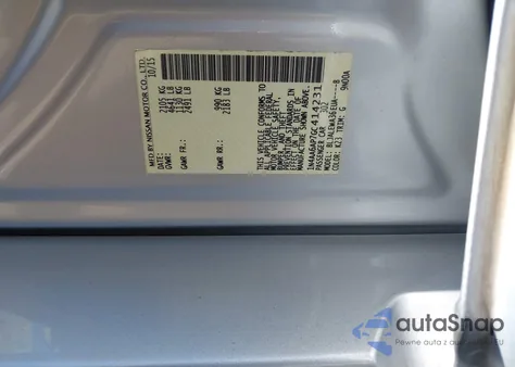 2016 Nissan Maxima 3.5 Sl z USA, uszkodzony, nr VIN 1N4AA6AP7GC414231